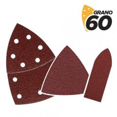 Blim Confezione da 9 Carte Abrasive con Velcro per Levigatrice BL0137 - Grana 60 - 3 Formati