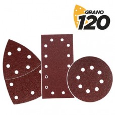 Blim Confezione da 9 Carte Abrasive con Velcro per Levigatrice BL0151 - Grana 120 - 3 Formati