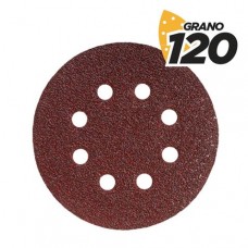 Blim Confezione da 10 Carta Abrasiva con Velcro per Levigatrice BL0136 - 150mm - Grana 120 - Formato Circolare