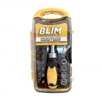 Blim Set 30 Pezzi Cacciaviti, Punte e Coppette.