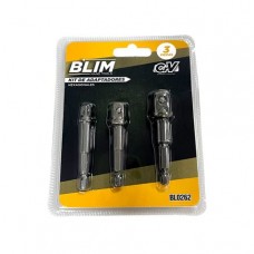 Blim Kit 3 Adattatori 1/4 Esagonali a 1/4-3/8-1/2