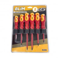 Blim Set Cacciaviti 6 Pezzi - 1.000V - Con Supporto