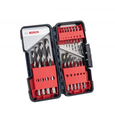Set punte metallo HSS PointTeQ ToughBox, 18pz 1-10 mm
