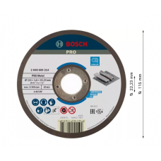 Mola da taglio Expert for Metal piana  115x1,6 mm