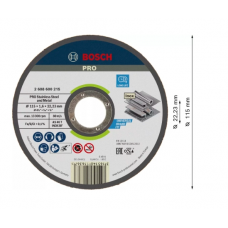 Mola da taglio Expert for Inox piana  115x1,6 mm