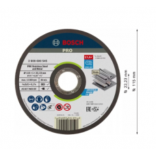 Mola da taglio Expert for Inox piana Rapido  115x1 mm