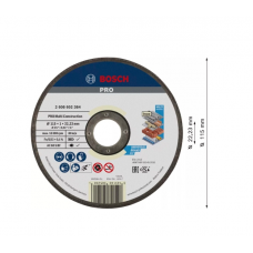 Mola da taglio Multi Material Rapido  115x1 mm