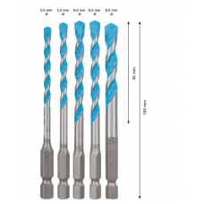 Set punte universali Multi Construction, 5pz