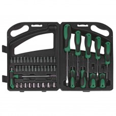 Brüder Mannesmann Cacciaviti e Chiavi a Bussola Set 47 pz 11247 (408545)