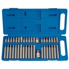Draper Tools Set 40 pz Punte Esagonali Torx e Spline TX-STAR 33323 (415066)