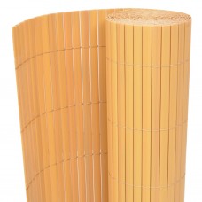 Recinzione da Giardino a Doppio Lato in PVC 90x500 cm Gialla (43629)