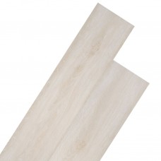Listoni Pavimentazione in PVC 5,26m² 2mm Rovere Bianco Classico (245164)