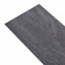 Listoni Pavimentazione Autoadesivi PVC 5,02 m² 2 mm Nero Bianco   (245175)