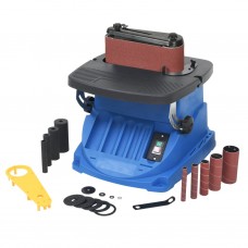Levigatrice a Mandrino Oscillante e a Nastro 450 W Blu (142710)