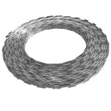 Filo Spinato Concertina con Lame in Acciaio Zincato 500 m (143336)
