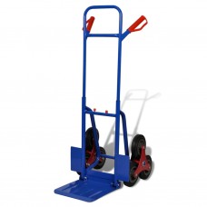 Carrello per Scale Pieghevole con 6 Ruote Blu  (140512)