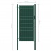 Cancello per Recinzione in PVC e Acciaio 100x124 cm Verde   (145229)