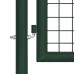 Cancello per Recinzione in Acciaio 100x75 cm Verde (145732)