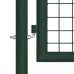 Cancello per Recinzione in Acciaio 100x125 cm Verde (145733)