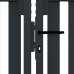 Cancello per Recinzione Doppio in Acciaio 306x125 cm Antracite (146350)