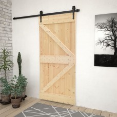 Porta 80x210 cm in Legno Massello di Pino (289107)