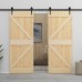 Porta 90x210 cm in Legno Massello di Pino (289108)