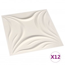 Pannelli a Parete 3D 12 pz 0,5x0,5 m 3 m² (146297)