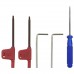 Set di Utensili Indicizzabili per Tornitura 12 pz 8x8 mm 60 mm (146717)