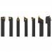 Set di Utensili Indicizzabili per Tornitura 12 pz 12x12mm 80 mm (146718)