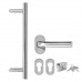 Porta d'Ingresso in Alluminio e PVC Antracite 100x200 cm (3056812)