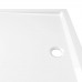 Piatto Doccia in ABS Rettangolare Bianco 80x110 cm (148909)