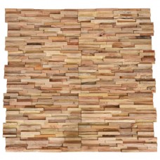 vidaXl Pannelli per Pareti 10 pz 1,08 m² in Legno Massello di Teak (326178)