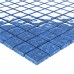 Piastrelle Mosaico 11 pz Blu 30x30 cm in Vetro (327307)