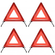 Triangoli Stradali 4pz Rosso 56,5x36,5x44,5cm (150992)