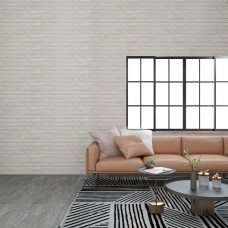 Pannelli Murali 3D con Design a Mattoni Bianchi 10 pz EPS (332927)