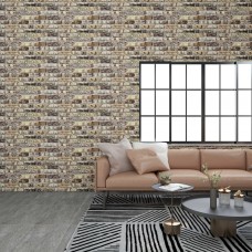 Pannelli Murali 3D con Design a Mattoni Multicolore 10 pz EPS (332928)