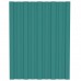 Pannelli da Tetto 36 pz in Acciaio Zincato Verde 60x45 cm (317188)